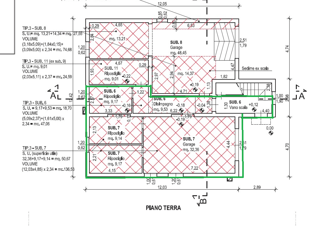 Plan piano terra